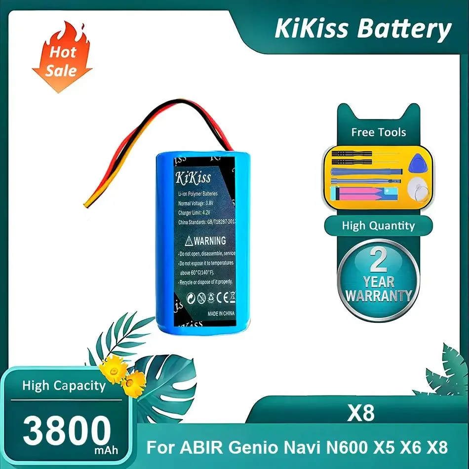 

Brand New Battery For ABIR Genio Navi N600 X5 X6 X8,X8,3800mAh