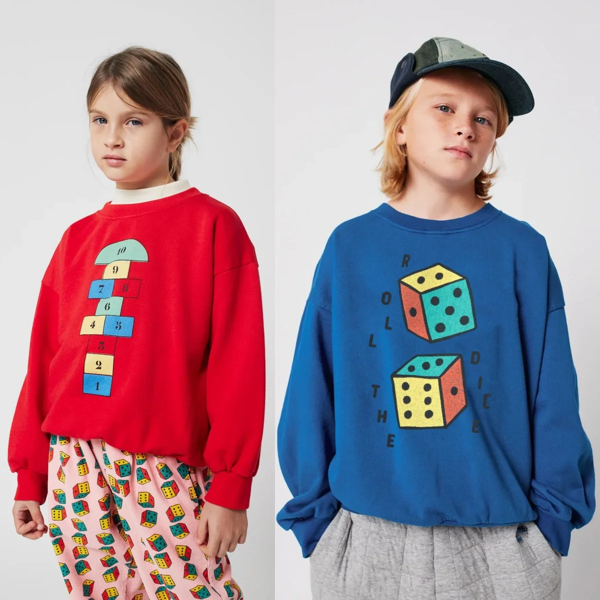 2026 Herbst Kinder Grafik-Sweatshirts Baumwoll-Oberteile Mädchen Langarm Jungen Pullover Cartoon Kleinkind Oberbekleidung Kinder Kapuzenpullover