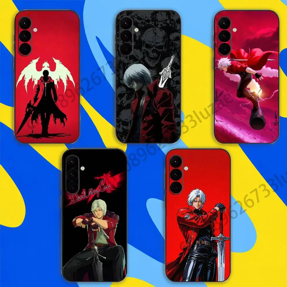 D-Devil M-May Cry D-DMC2 for Samsung Galaxy A70 A20 A21 A31 A51 A71 A22 A52 A72 A13 A23 A33 A73  Protection Back Cover