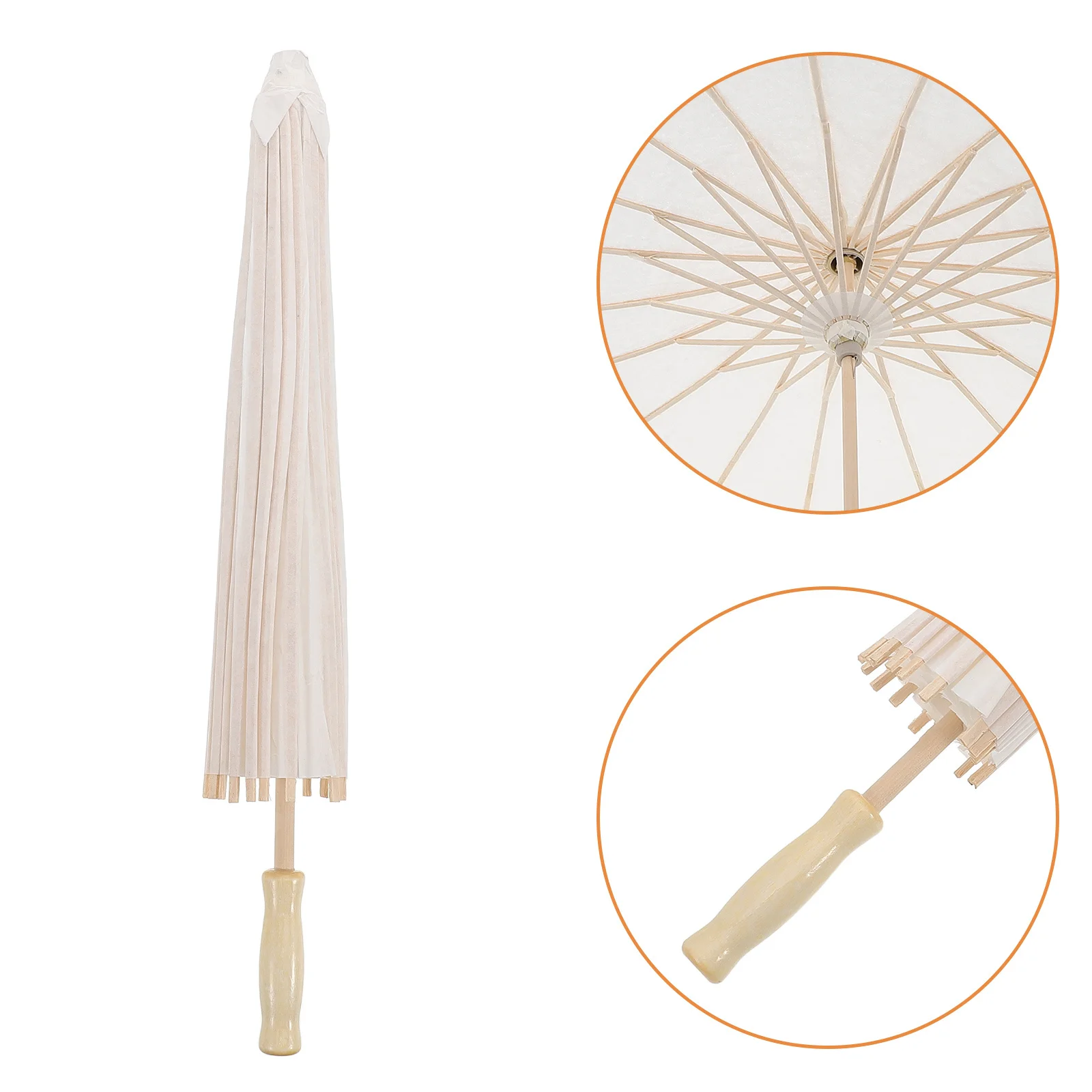 

Unfinished Paper Umbrella For Diy Graffiti Craft Handmade Decorative Photography Prop Cosplay Party Supplies Hand-Painted