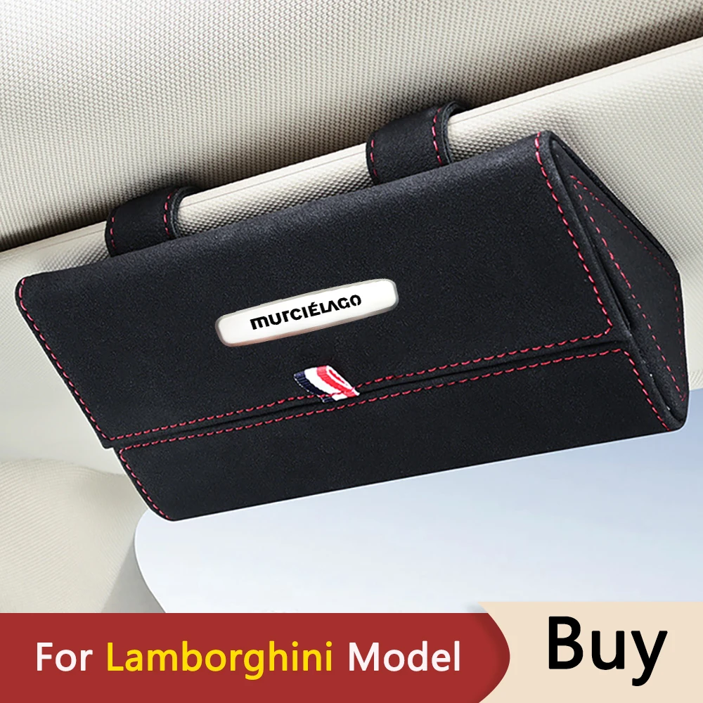 Держатель для очков магнитный автомобильный солнцезащитный козырек Чехол для очков солнцезащитный коробочка для Lamborghini SV Urus Veneno Sian murсделать Reventon Huracan