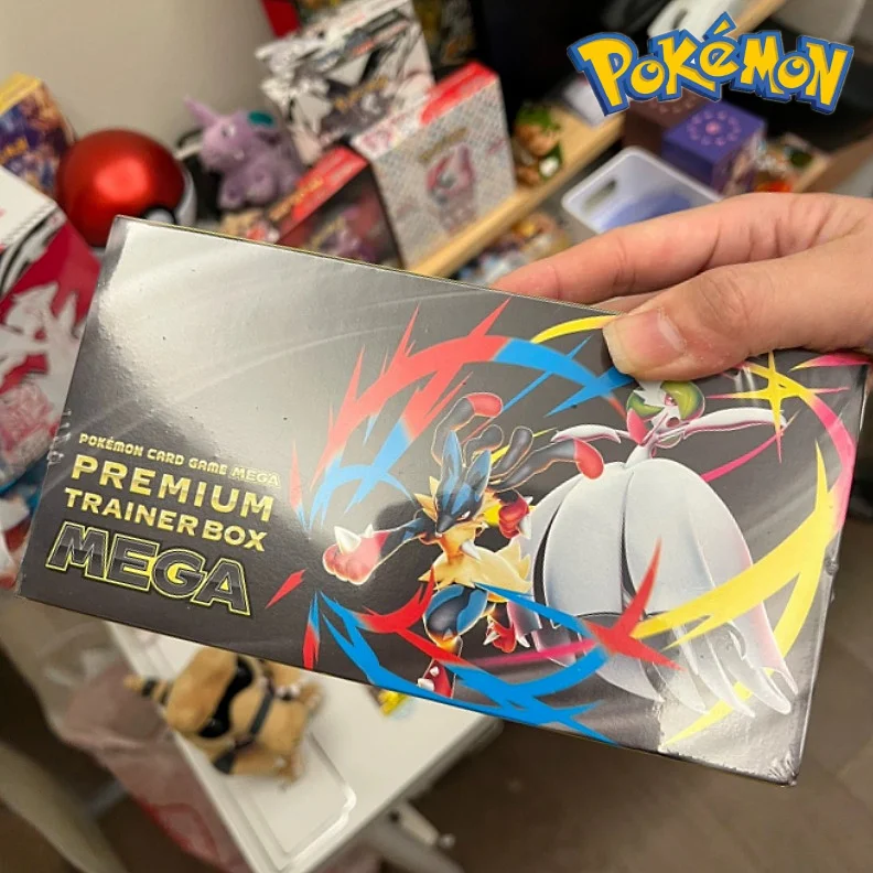 

100% подлинные японские карты PokéMon Mega Evolution, дополнительный пакет, вся коробка, коллекция Lilyai, идеальная игрушка на день рождения, подарок