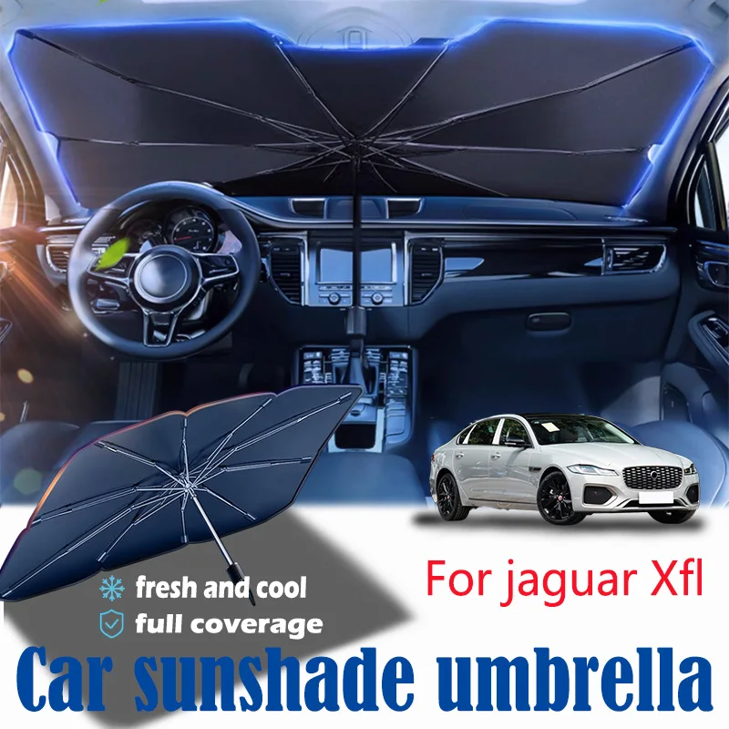 

For jaguar Xfl front windshield panel, sun visor, summer accessories, heat insulation, sun shading, and sun protection