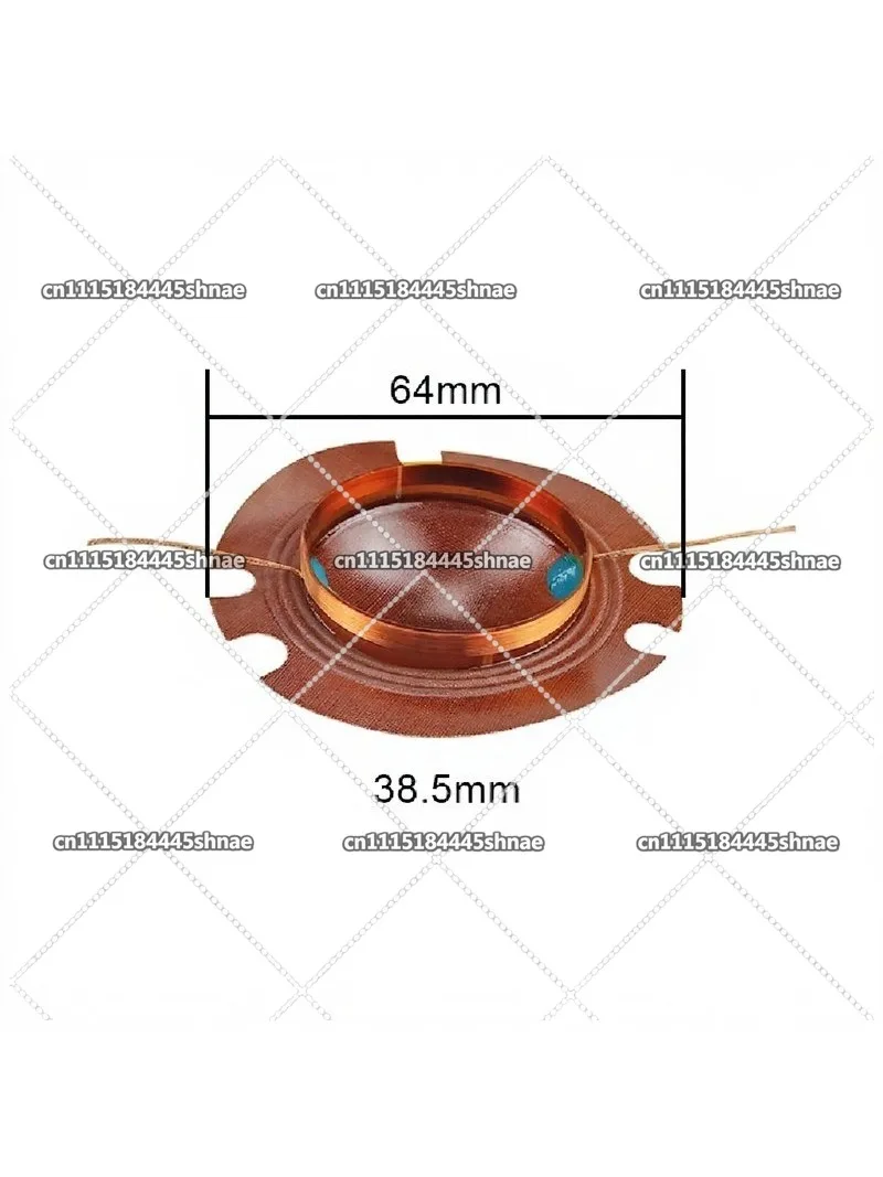 38.5 Core Broadcast Tweeter Speaker Voice Coil 40W Siren Treble Sound Film Coil Wire On Both Sides Repair Audio Accessories 2pcs