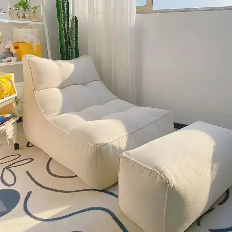 Cozy Lazy Sofa for Small Apartment Balcony or Dormitory Modern Tatami Sofa Bed for Lying Down in Living Room Single Bedroom Lazy
