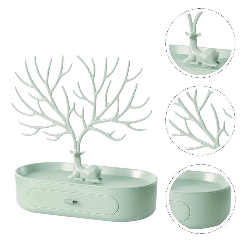 

Jewelry Organizer Earrings Storage Rack Necklace Holder Rings Necklace Organizer Display Stand Home Decor Accessory Case