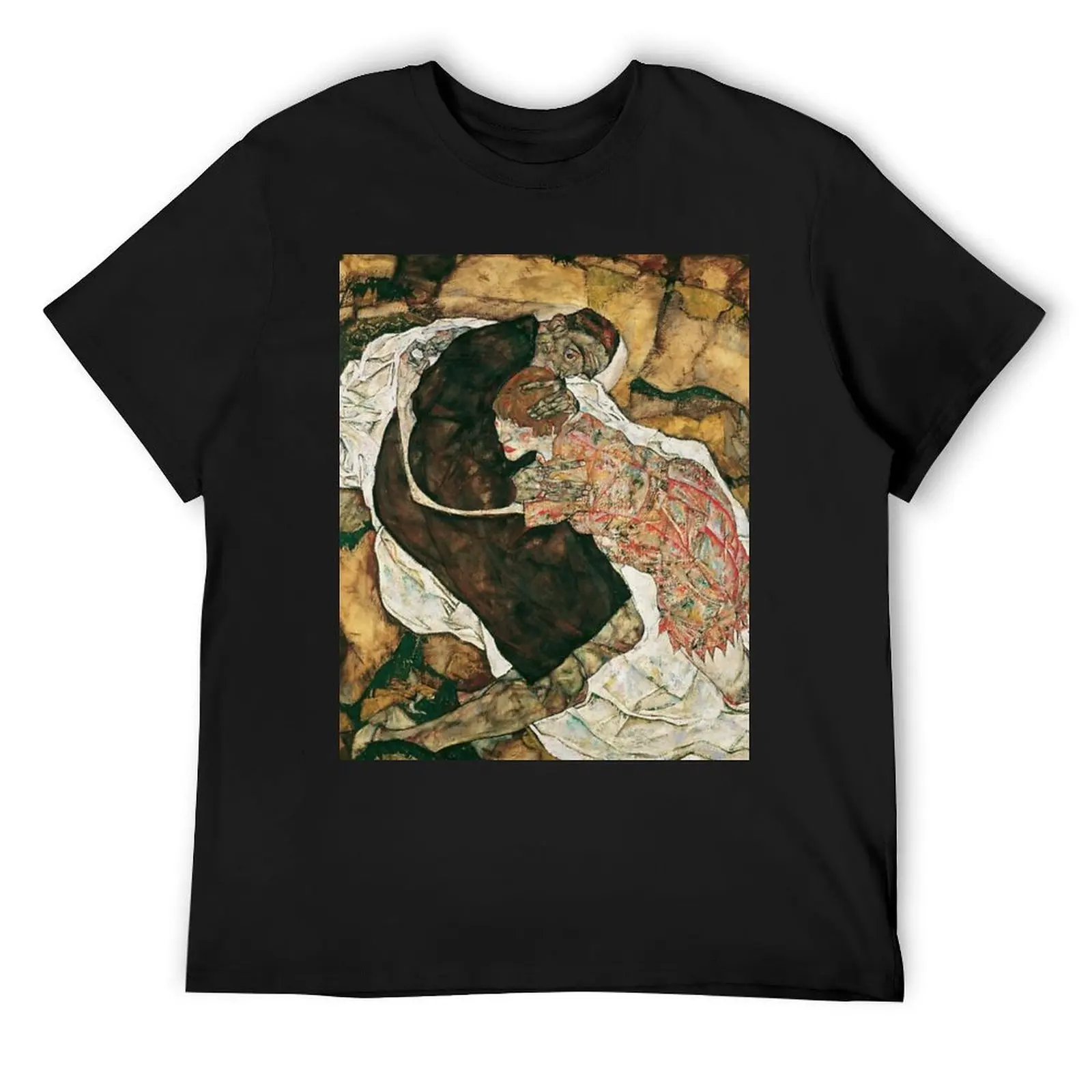 egon Schiele - death and the maiden T-Shirt customs design your own oversized t shirt mens champion t shirts