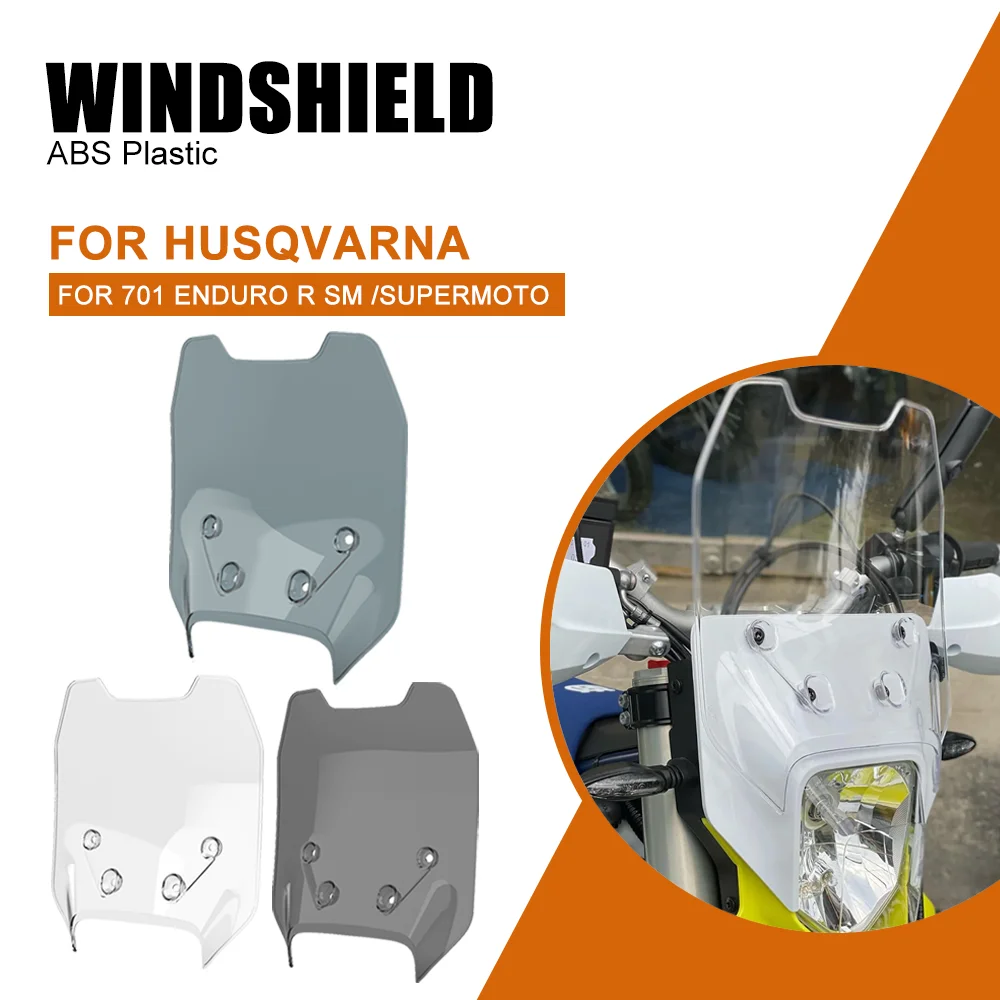 Motorcycle Windscreen For Husavarna 701 SM/Enduro FC350/450 FE250/350/501/450 TC125/250 TE150/250/300 Windscreen Wind Deflector