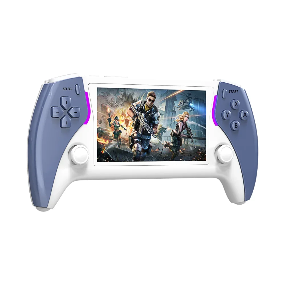 Project X Portable Pocket Video Game Console 4.3” IPS Screen Support PS1 Retro Gaming Dual Speaker Stereo