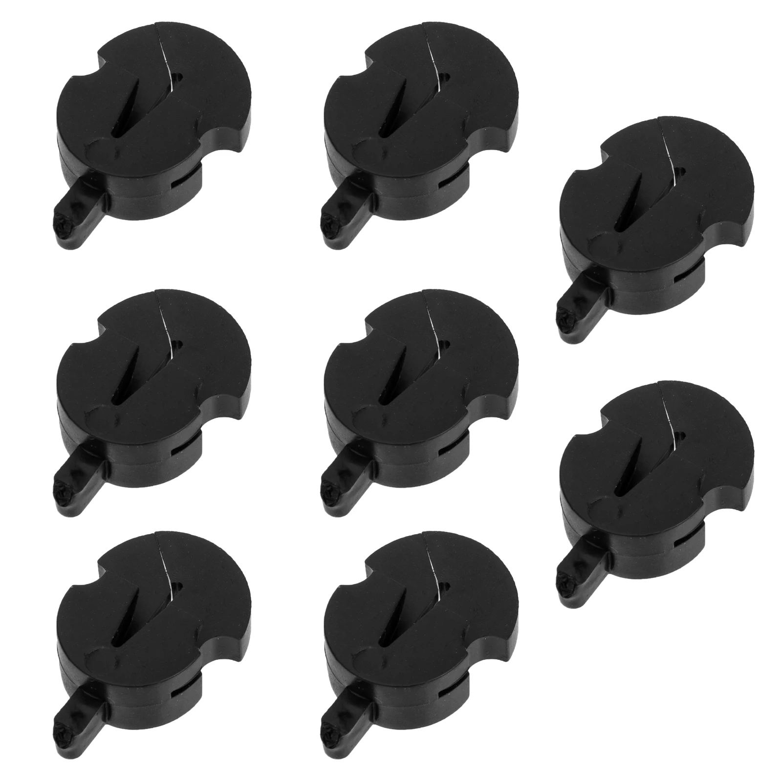 

8pcs Violin Mute Rubber Black for All Violins Practice Accessories Reduce Sound Volume Beginner Friendly Gifts