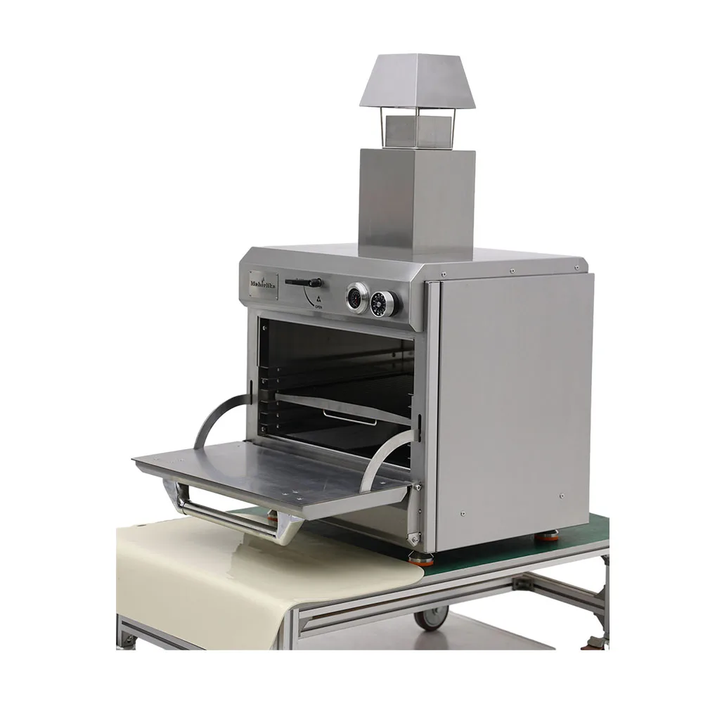 Horno de carbón comercial para restaurante, barbacoa de madera, ahumador, barbacoa española, hornos de alta función
