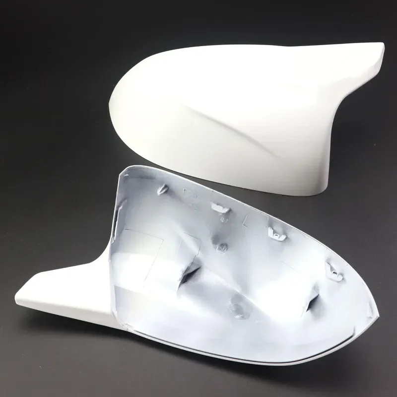 For BMW X3 X4 X5 X6 F25 F26 F15 F16 Ore White Mirror Cover Shell Housing Cap Side Wing Ears Replacement Accessories