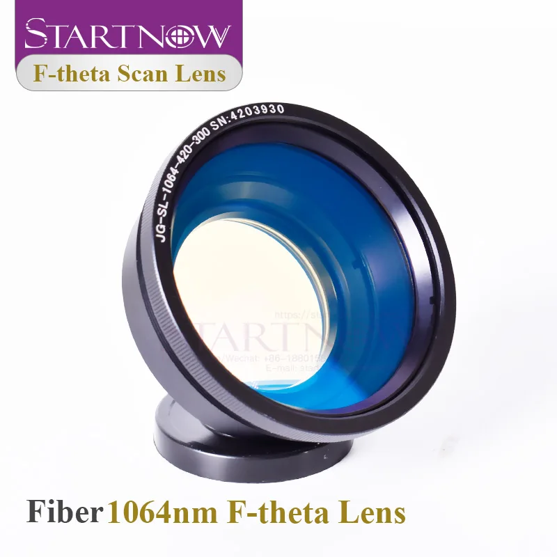 Startnow Fiber Focus Lens 1064nm F-theta Laser Field Scan Lens 110X110 175X175 YAG Laser Marking Galvo System Scanning Parts