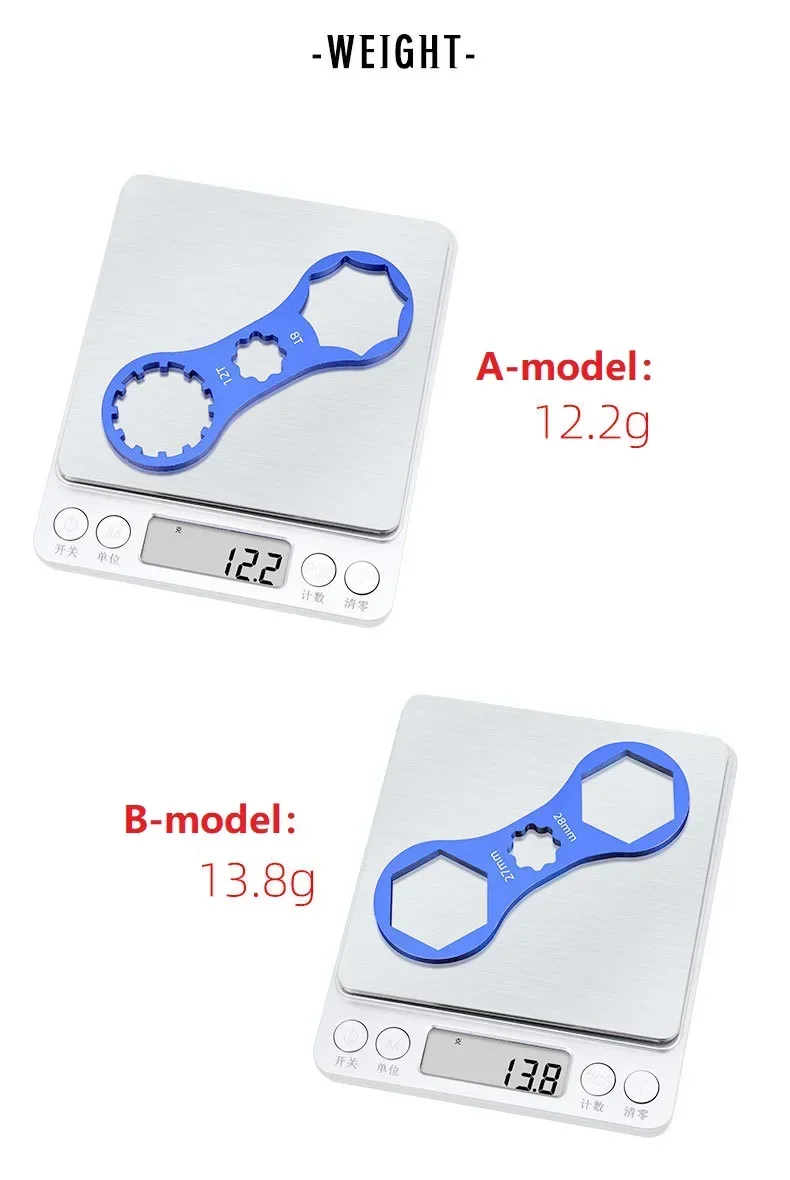 For RST SR SUNTOUR Fork XCR XCM XCT EPICON EPIXON Spanner Preload Remote Lockout Assembly End Cap Wrench Front Fork Repair Tool