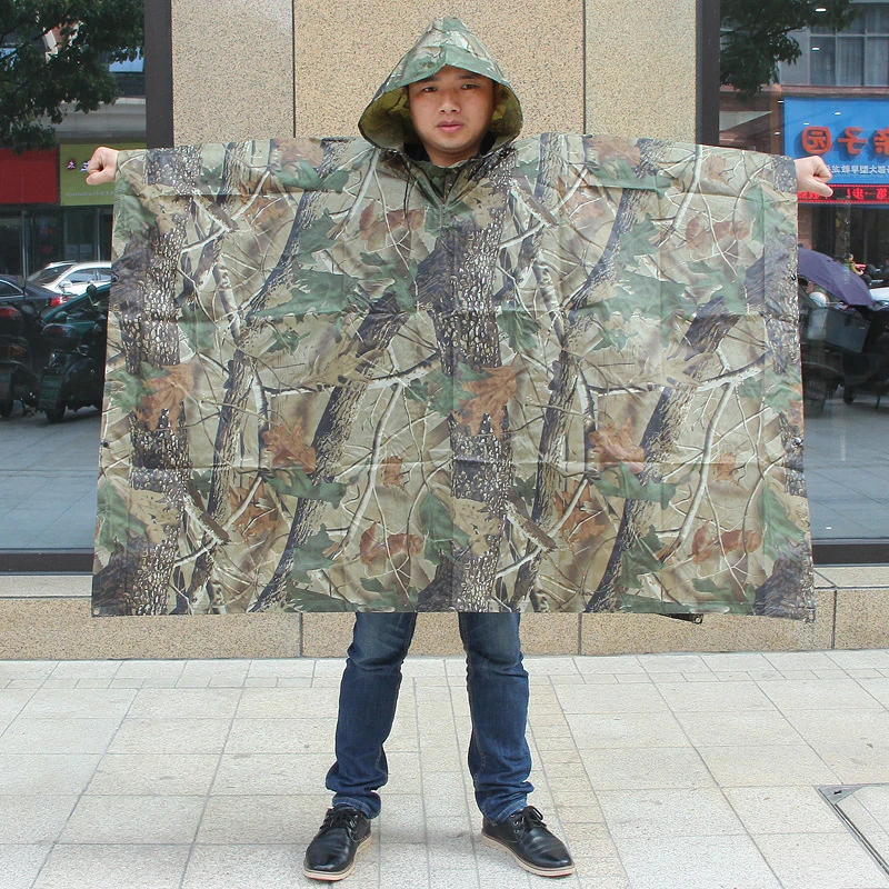 Man Military Impermeable Camo Raincoat Waterproof Rain Coat Men Raincoat Women Awning From The Rain Motorcycle Rain Poncho