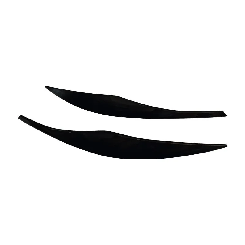 

For BMW 3 Series E90 2009-2011 Headlight Eyebrow Sticker ABS Material 3M Adhesive Direct Fit Sporty OEM Look Exterior Upgrade