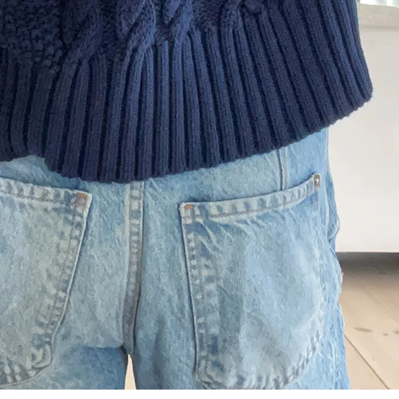 

Vintage Women Button up Sweaters Casual Cable Long Sleeves Knit Cardigans Warm Fall Knitwear for Streetwear