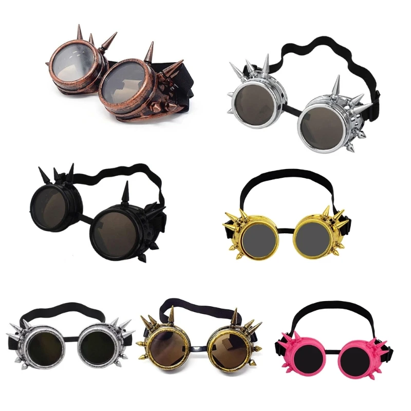 

634C Men Sunglasses Fashion Steampunk Glasses Goggles Welding Punk Glasses Cosplay