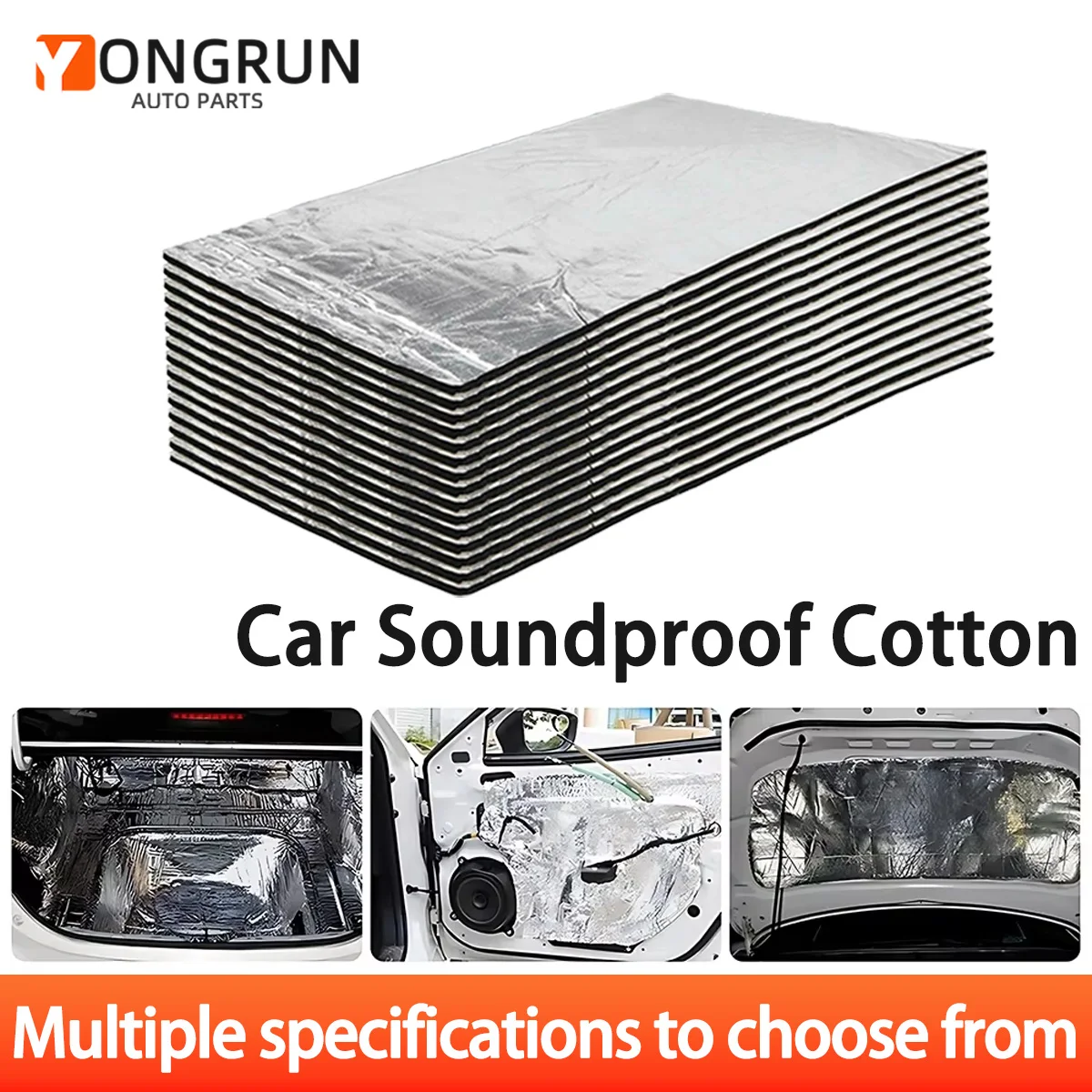YONGRUN Automotive Soundproofing Cotton Engine Hood Soundproofing And Insulation Cotton Available In Multiple Specifications