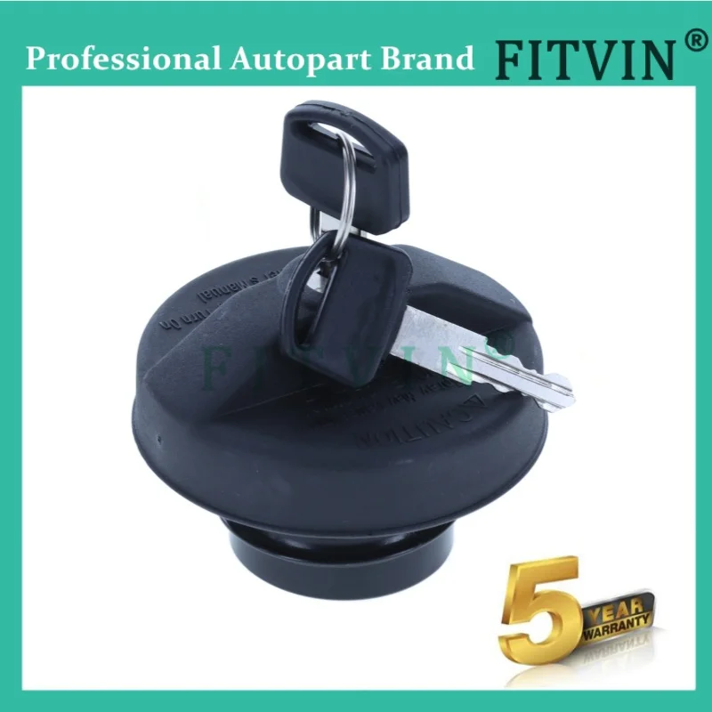 Locking Fuel Gas Tank Cap with Keys Black Plastic Fit for Ford F150 F250 F350 F450 10504 MGC791 New
