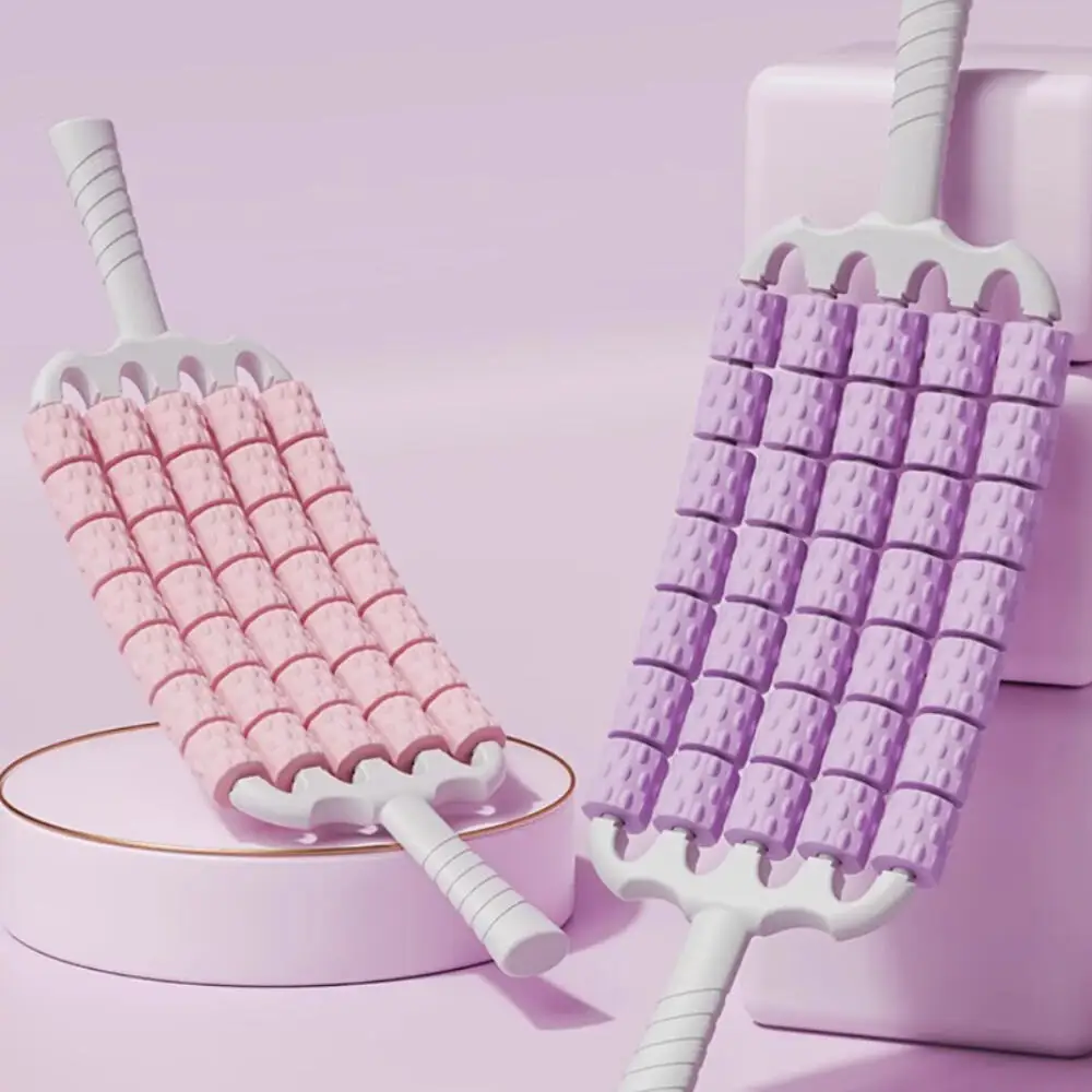 

Мышцы ﻿ Пятирядный гибкий массажный ролик для мышц, портативный инструмент для йоги, массажная палочка для тела для спины, плеч, шеи, конечностей