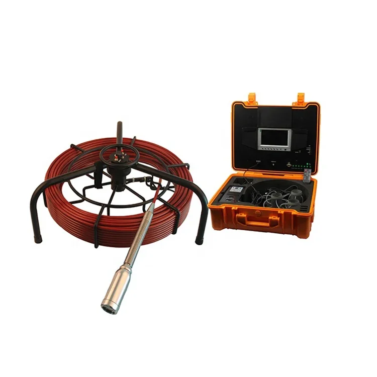 W3-CMP3588B-60SY Professional Custom Witson Waterproof Self-leveling Inspection Camera with 60m Fiberglass Cable