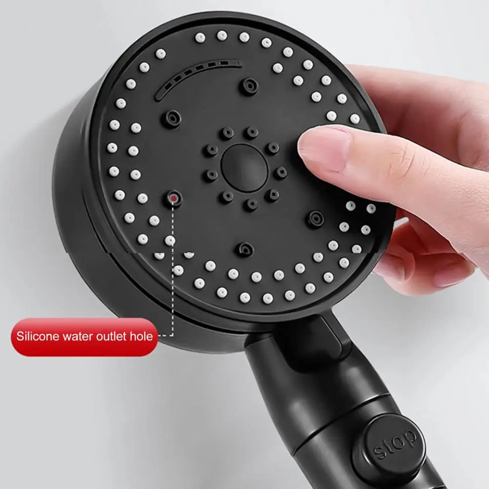 Spa Shower Head High-pressure Handheld Shower Head with 8 Spray Modes Silicone Nozzles for Home Bathroom Ultimate for Experience