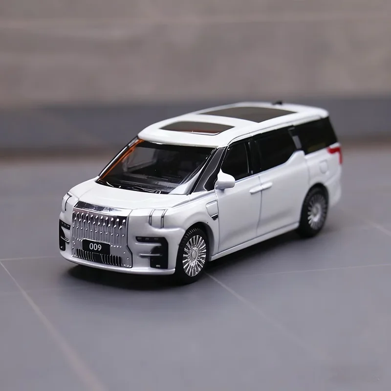 1:64 ZEEKR 009 MPV Legierung-Automodell Hochdetailliertes Druckguss-Metall Miniatur-Fahrzeugmodell Sammlerstück Kinderspielzeug Geschenk
