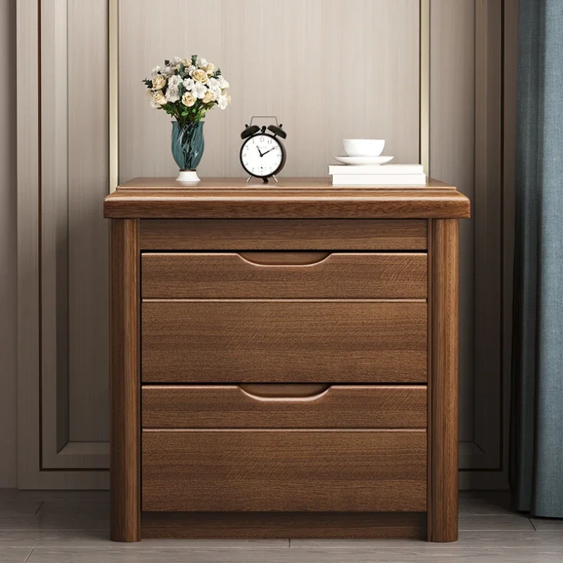 

Solid Wood Modern Nightstands Storage Minimalist Aesthetic Mobile Nightstands Mesa Lateral Mesa De Cabeceira Bedroom Furniture