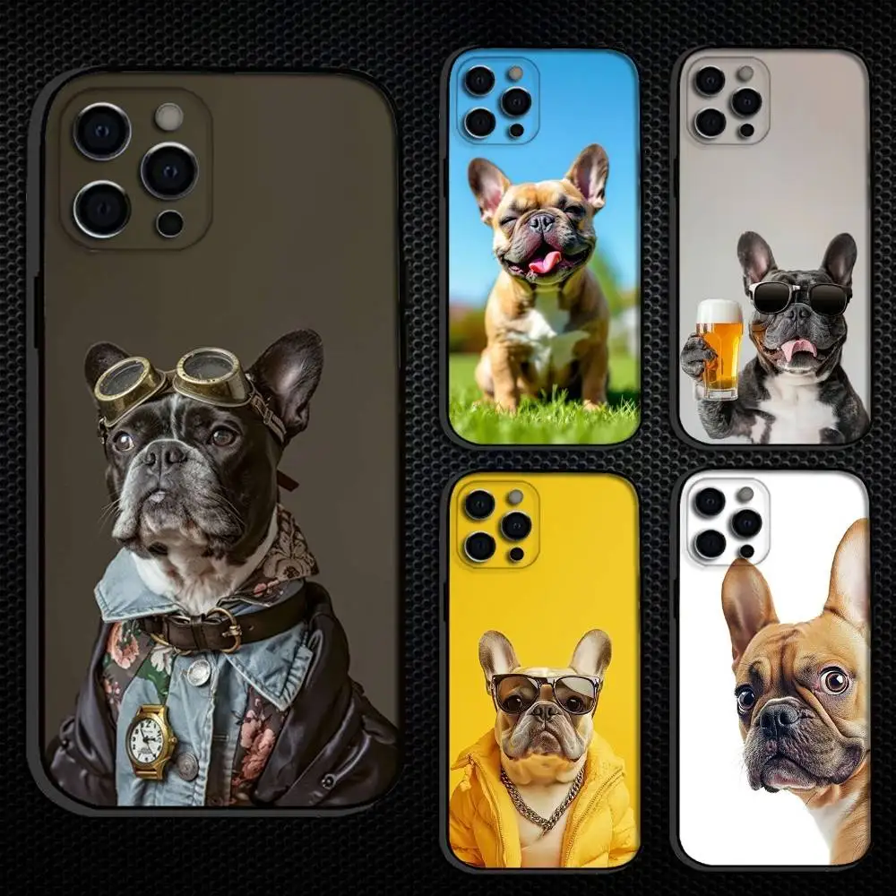 

Funny Little Dog Expressions Phone Case For iPhone 16,15,14,13,12,11 Plus,Pro Max, Others Soft Black Cover