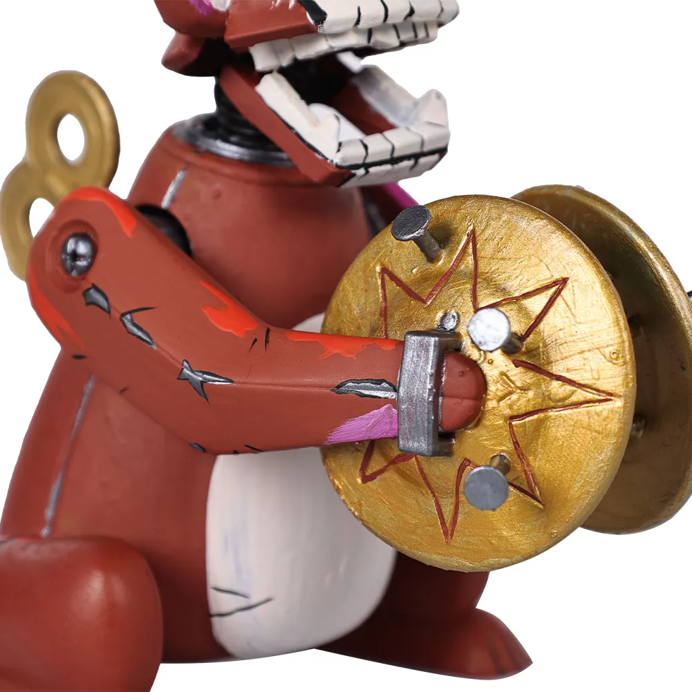 Arcane Jinx Monkey Ornament Game LOL Cosplay Shark Ornament Props Resin Disguise Halloween Carnival Costume Accessories Gifts