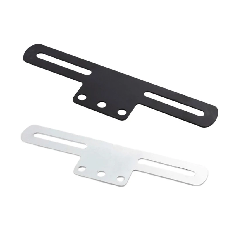 

Secure Motorbike Number Plate Mount Holder Bracket Rack Tail Light Support Adjustable with Rear Illumination for Drop shipping