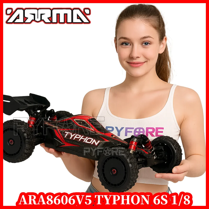 

ARRMA ARA8606V5 TYPHON 6S Brushless 1/8 RC 4WD Electric Remote Control Car Off-road Buggy Kids Toys rc drift rc cars for adults