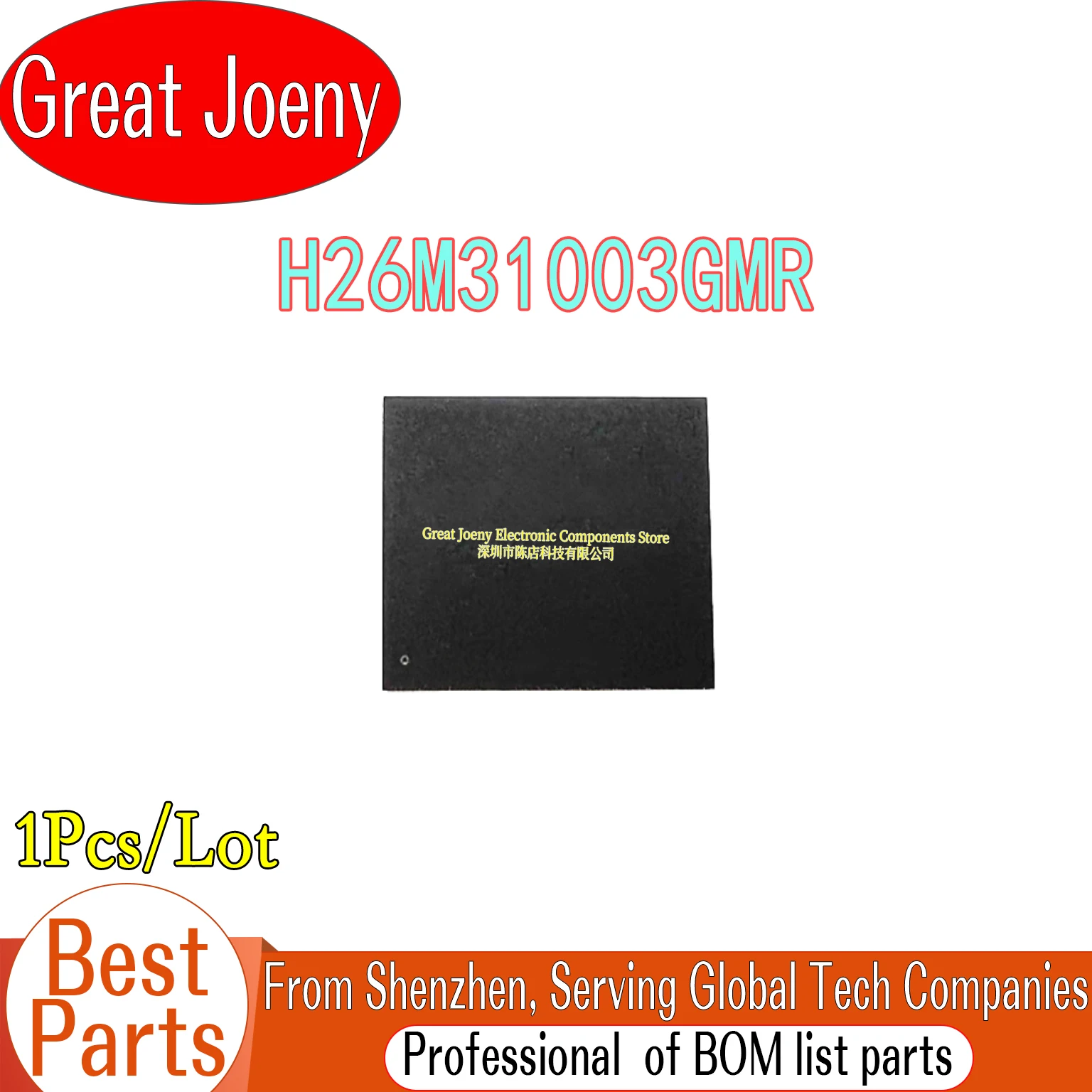 

100% New Original H26M31003GMR EMMC 4GB IC Chipset FBGA-153