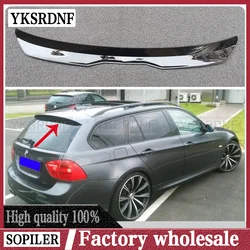 SPOILER EXTENSION for BMW 3 E91 M-PACK FACELIFT 3 Series Touring 2005-2012 ABS Plastic Car Tail Trunk Wing Rear Roof Spoiler