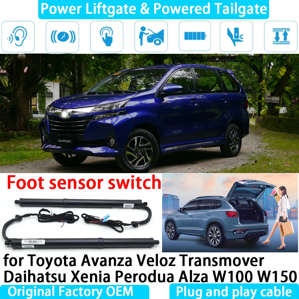 

for Toyota Avanza Veloz Transmover Daihatsu Xenia Perodua Alza W100 W150 Automatic Electric Power Liftgate Powered Tailgate