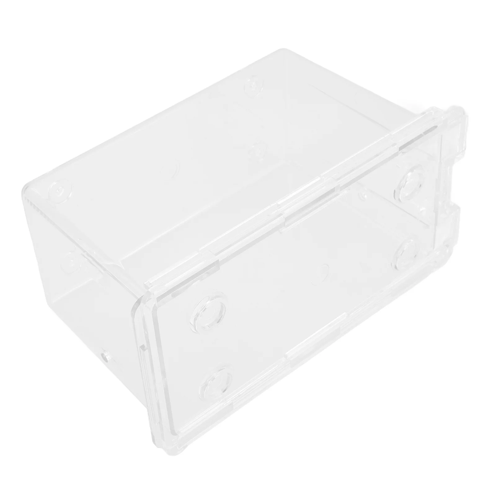 

Clear Plastic Card Storage Box Portable Organizer Case Spacious Interior Transparent Type Suitable Size Playing Card Storage