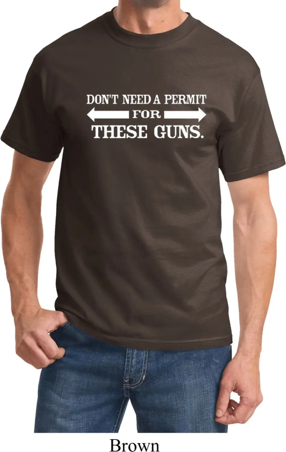 Don'T Need A Permit For These Guns T Shirt Gunpermit Pc61