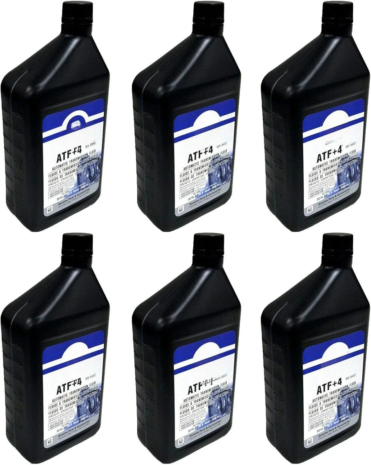 68218057AB ATF+4 Automatic Transmission Fluid, 1 Quart (6 Pack)