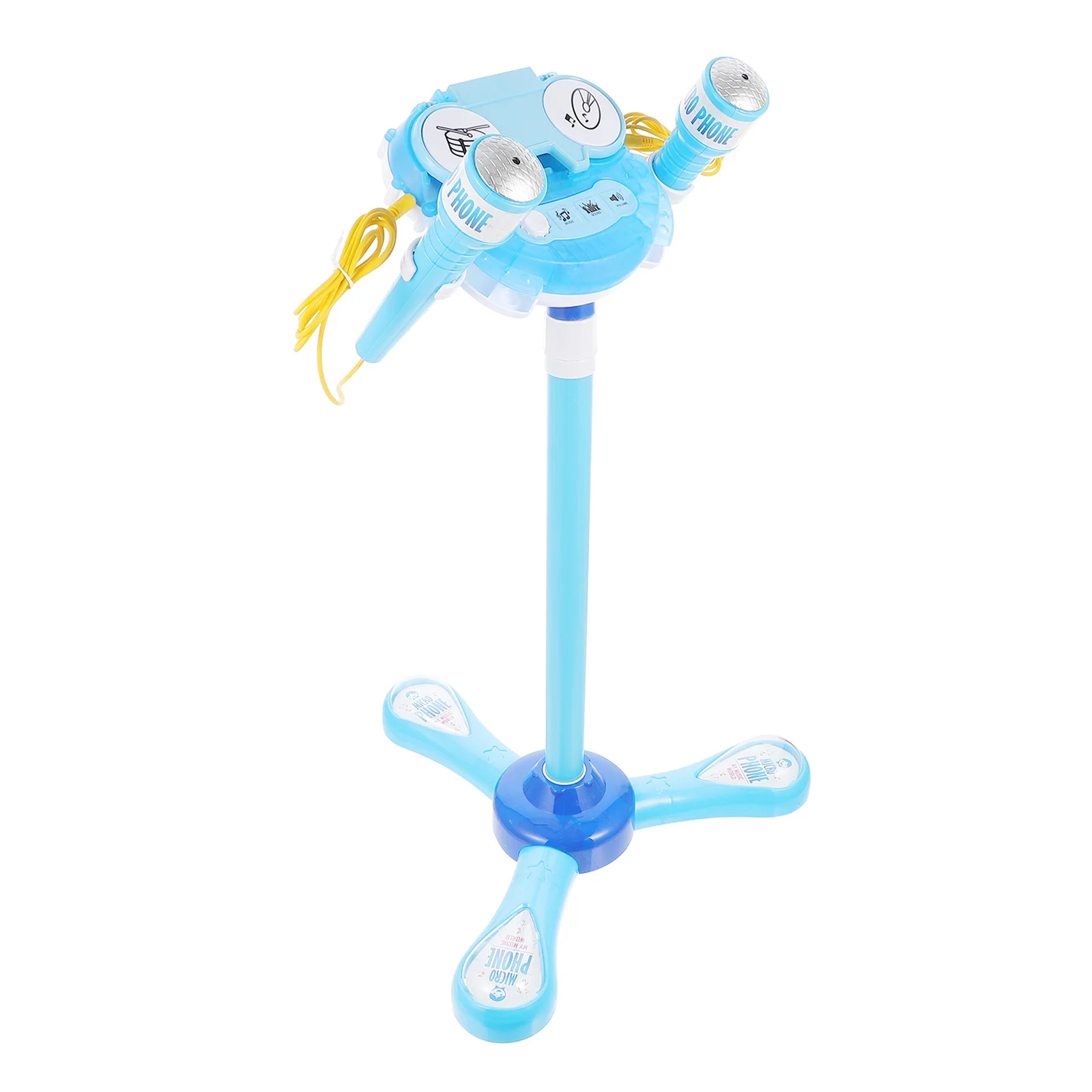 ميكروفون للمتعة التعليمية المبكرة، تصميم بألوان زاهية، آلة غناء الكاريوكي، لعبة موسيقى الأطفال #6