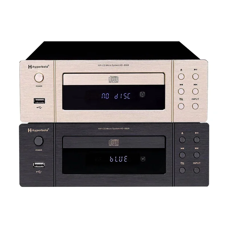 Professional Enthusiast CD Player Wireless Bluetooth Home HIFI Audio Player Lossless Decoding CD Player with Remote Control 