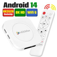 Android TV Box H96 MAX M1 PLUS Smart TV Box RK3528 Android 14 Wifi6 4GB 128GB BT5.4 8K HD Video TV BOX Media Player Set Top Box