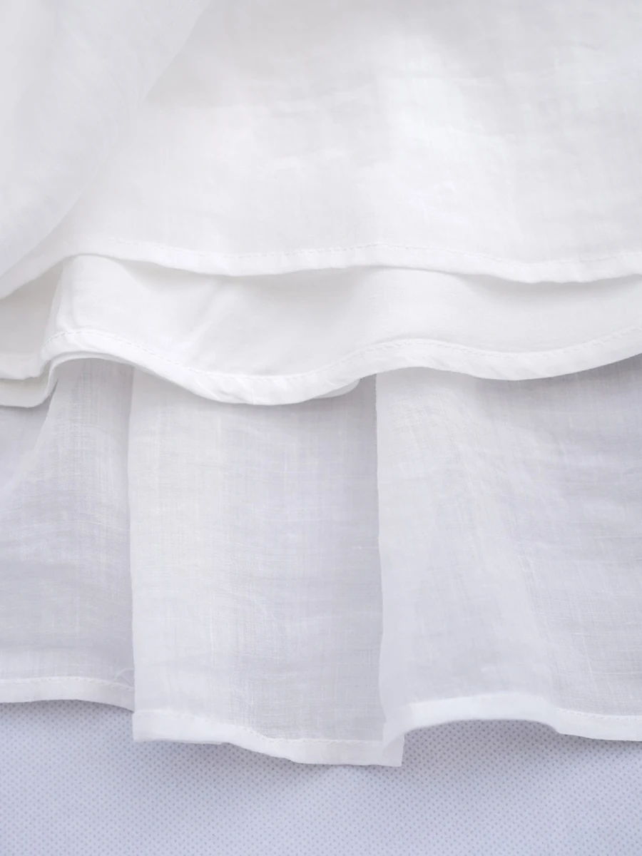 ลูกไม้สีขาว Trim กระโปรงยาวผู้หญิงฤดูร้อน Elastic เอว A-Line Faldas ด้านล่างเกาหลีแฟชั่น Casual Midi กระโปรงใหม่ Jupe