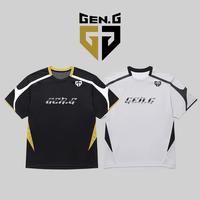 Gen.G Esports Team 2025 New Jersey Professional League Club Training Uniforms Ruler Chovy Fan-made T-shirt Custom Nicknames