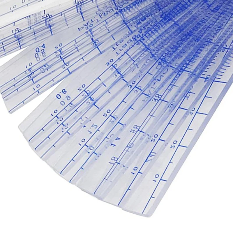 Plastic Feeler Gauge 0.05mm to 3mm Metric Gap-Measuring Tool 21 Leaf