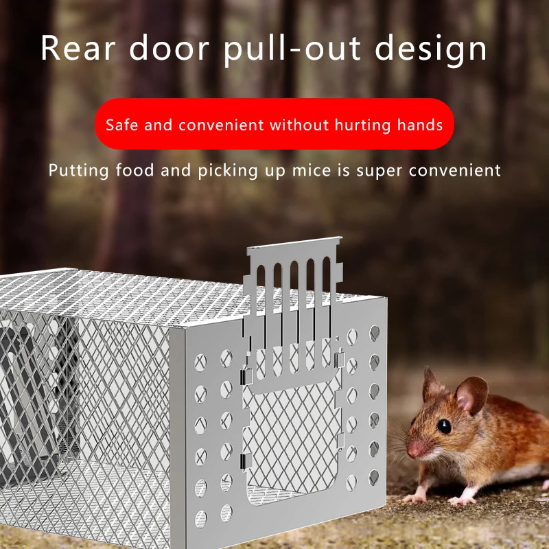 Mousetrap High Efficiency Automatic Continuous Cycle Mouse Trap Home Garden Rat Catcher Gift