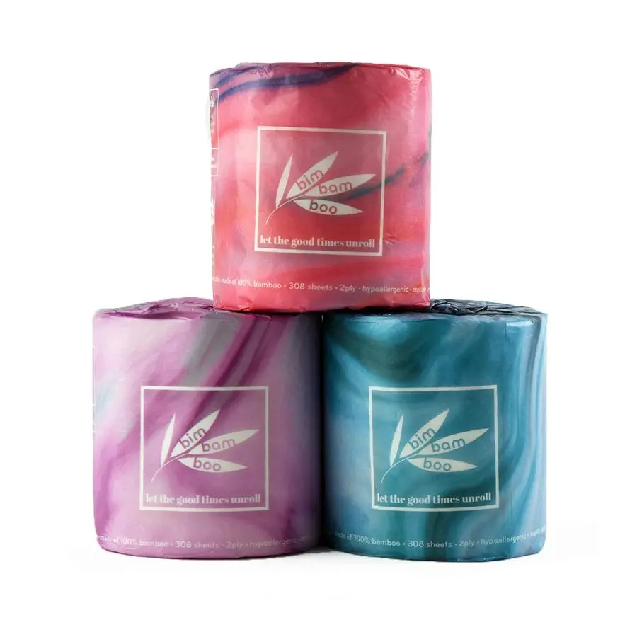 100 carta igienica sfusa senza sostanze chimiche organiche in bambù, morbidezza simile al cloud, fazzoletti da bagno sostenibili senza alberi a base di piante, 24 EcoFr