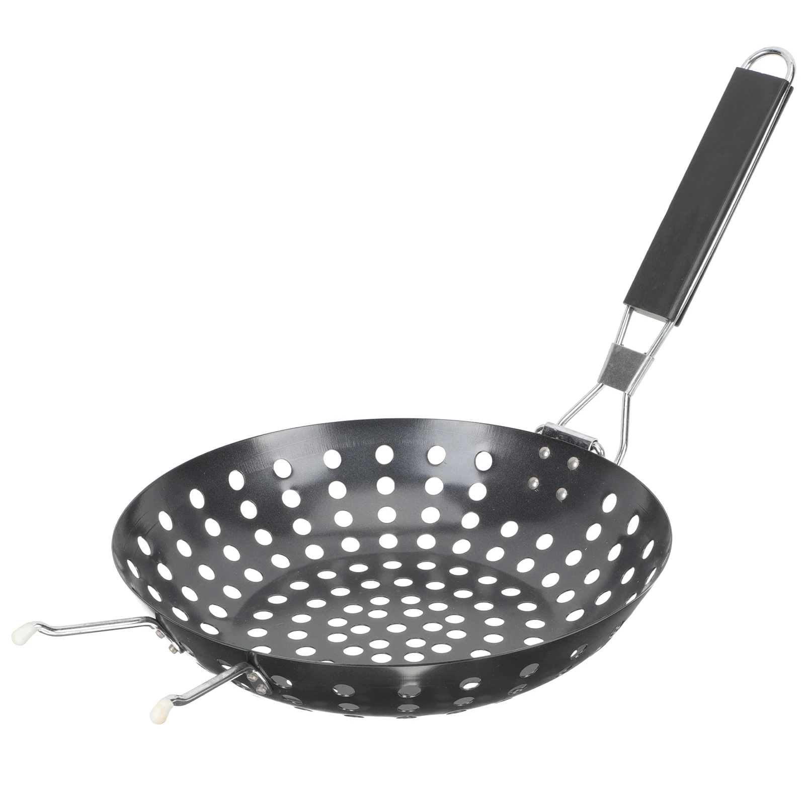 

Grill Pan BBQ Plate Baking Tray Charcoal Grilling Platter Foldable Handle Reusable Home Supplies Multi Function