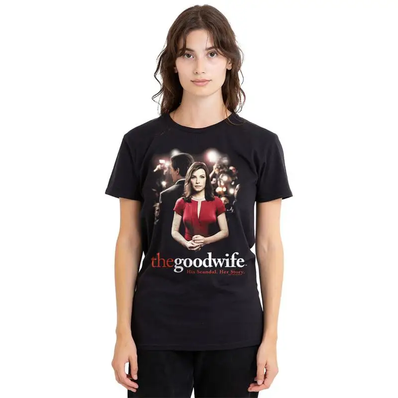 

Женская футболка The Good Wife Bad Press S 2XL, черная