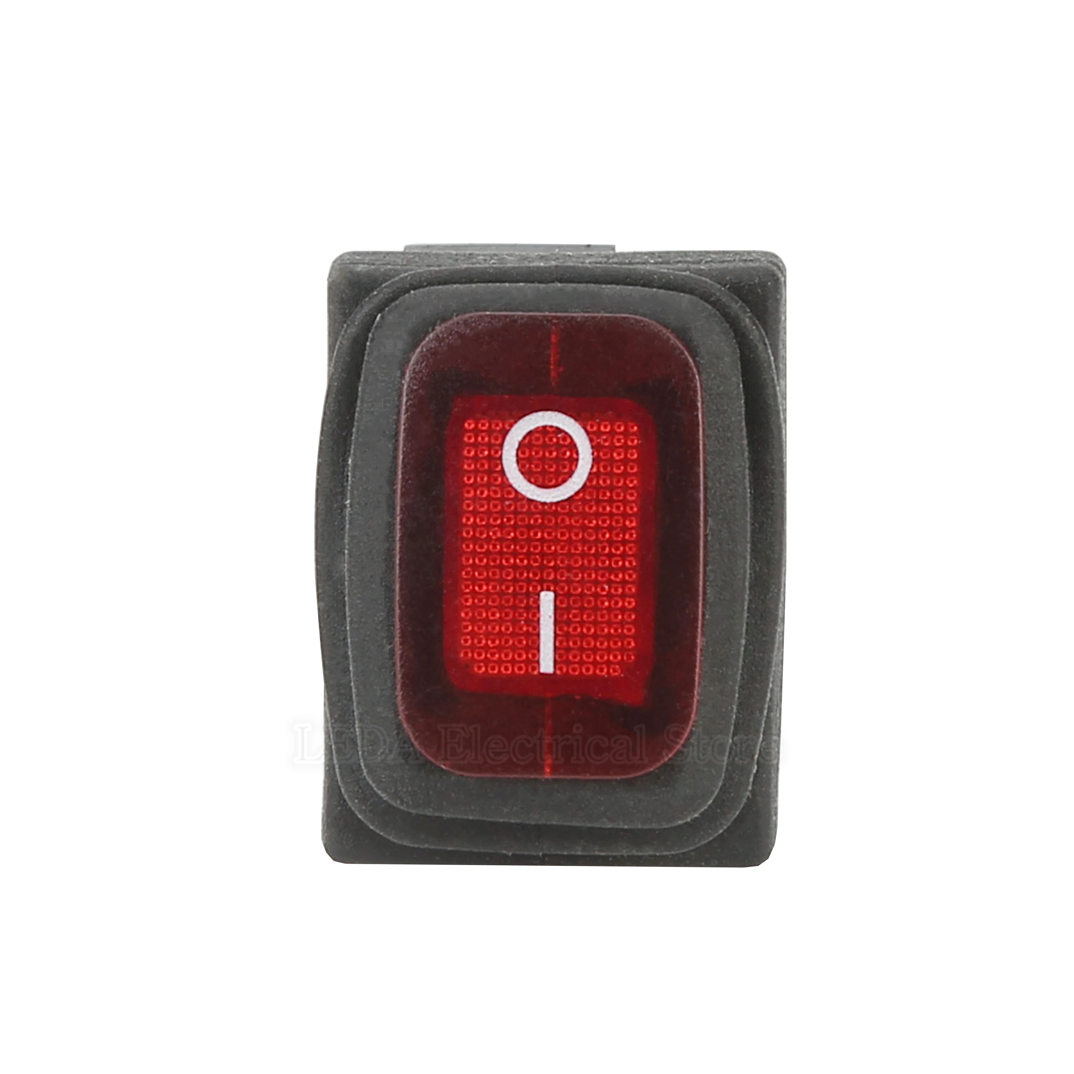1Pcs KCD1 12V 220V LED Luz 10A 250V AC ON OFF 2/3 Posição 2/3 Pin Painel Do Carro Barco Marinha À Prova D' Água Rocker Switch